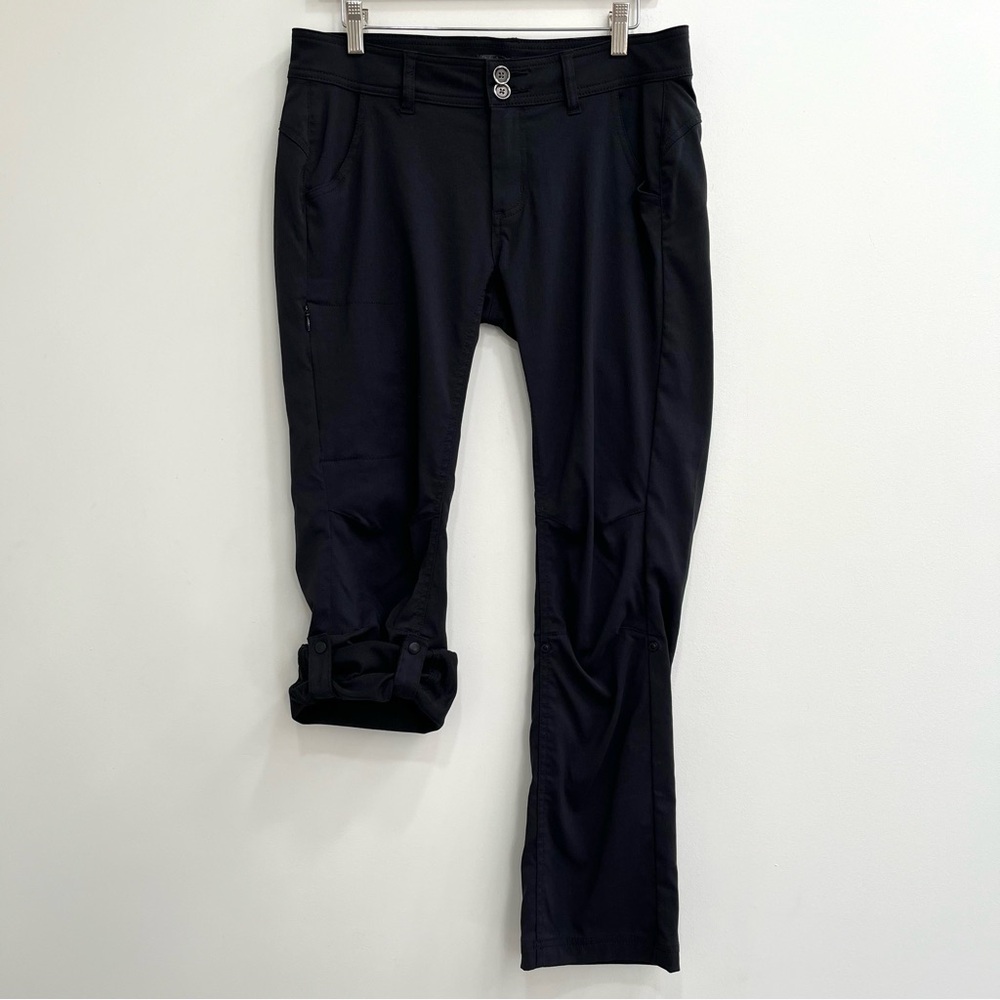 Prana Black Straight Leg Pants